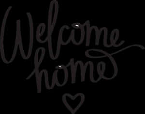 700 X 551 - Calligraphy Welcome Home Png, Transparent Png PNG image with transparent background