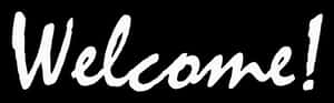 Welcome White Font Png, Transparent Png PNG image with transparent background