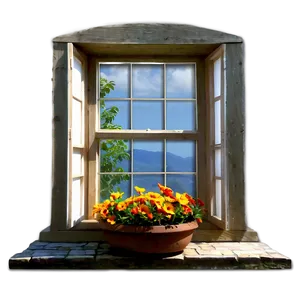 Welcoming Cottage Window Png 96 PNG Image