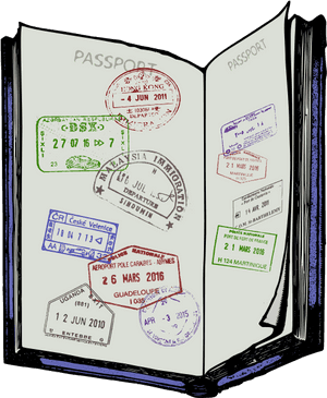 Open Passport - Passport Clipart, HD Png Download PNG image with transparent background