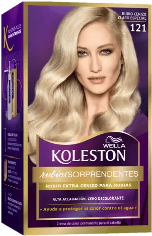 Wella Koleston Blonde Hair Dye Box PNG Image