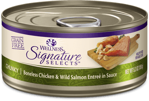 Signature Selects Chunky Chicken Wild Salmon - Wellness Core Signature Selects Flaked Skipjack Tuna, HD Png Download PNG