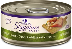 Wellness Signature Selects Cat Food Can PNG Image