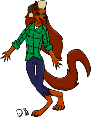 Werewolf Wendy By Timeglitchd, HD Png Download PNG image with transparent background
