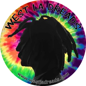 West L A Dreads Logo PNG Image