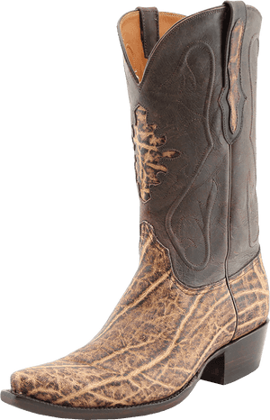 Black Jack Men's Snip Toe Elephant Cowboy Boot - Elephant Snip Toe Boots, HD Png Download PNG image with transparent background
