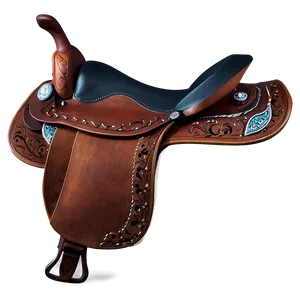 Western Saddle Png Coa44 PNG Image