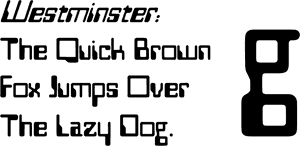 Westminster Font, HD Png Download PNG image with transparent background