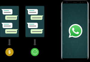 Whats App Chat Conversion Illustration PNG with transparent background
