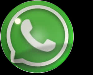 Whats App Icon Glowing Edge PNG with transparent background