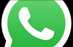 Whats App Logo Green Background PNG image with transparent background