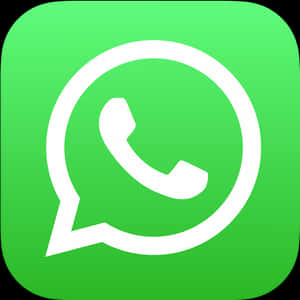 Whats App Logo Green Background PNG image with transparent background