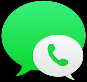 Whats App Logo Green Background PNG with transparent background