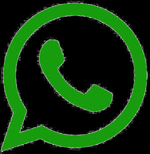 Whats App Logo Green Background PNG image with transparent background