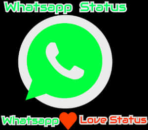 Whats App Love Status Graphic PNG image with transparent background