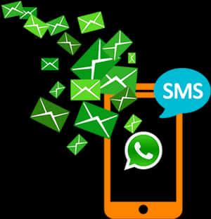 Whats App Messaging Concept PNG image with transparent background