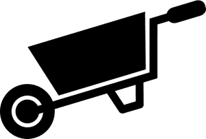 Wheelbarrow Tool For Yard, HD Png Download PNG with transparent background