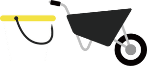 Tool Clipart Wheelbarrow, HD Png Download PNG with transparent background