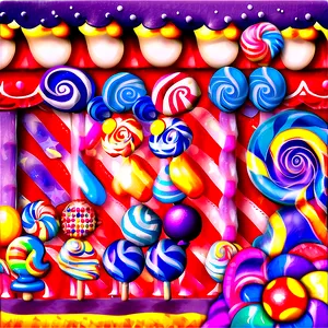 Whimsical Candyland Background Png Vkc7 PNG Image