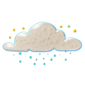 Whimsical Cloud Art Png Ojj PNG Image