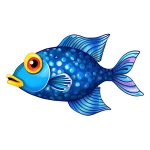 Whimsical Cute Fish Png 06292024 PNG Image