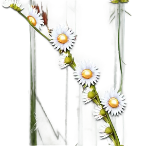 Whimsical Daisy Chain Png 06252024 PNG Image