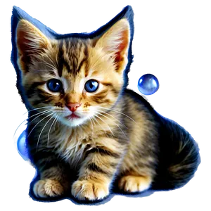 Whimsical Kitten Png 06242024 PNG Image