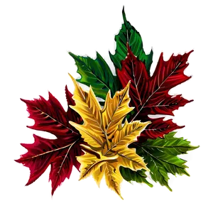 Whimsical Leaf Pile Png Qgo PNG Image