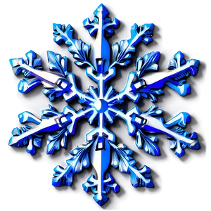 Whimsical Snowflake Pattern Png 05252024 PNG Image