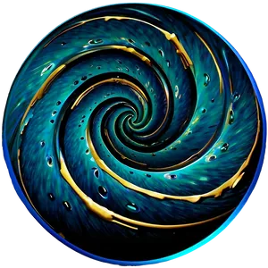 Whirlpool In Ocean Art Png Fgt PNG Image