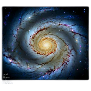 Whirlpool Spiral Galaxy Png Ola PNG Image