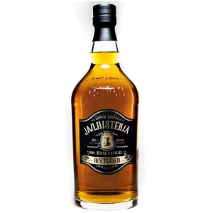 Whiskey Bottle Label Png 06212024 PNG Image