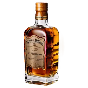 Whiskey Bottle With Glass Png Tvg PNG Image