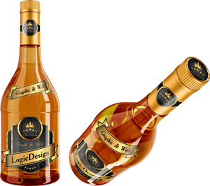 Whisky Cognac Bottle - Коньяк Png, Transparent Png PNG image with transparent background