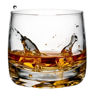 Whiskey Glass With Splash Png Yys PNG Image