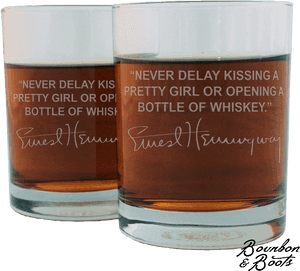 Ernest Hemingway Whiskey Cocktail Glasses - Whiskey Glass And A Womans Ass, HD Png Download PNG with transparent background