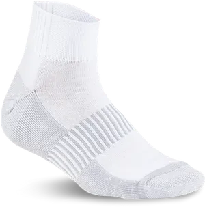 White Ankle Sock PNG Image