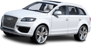 White Audi Car Png Image - Audi Q7 2007 V12, Transparent Png PNG image with transparent background