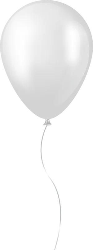 White Balloon Transparent Background.png PNG Image