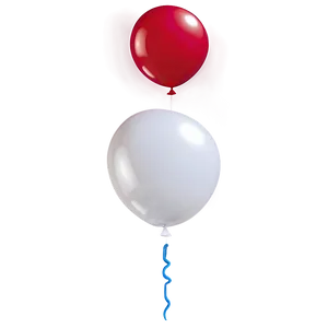 White Balloon With String Png Dmy PNG Image