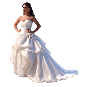 White Beach Wedding Dress PNG ecj82 PNG