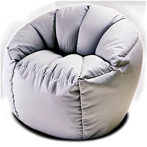 White Bean Bag Chair Png Odg PNG Image