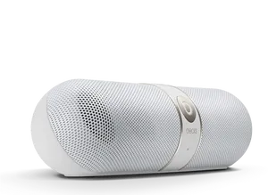 White Beats Pill Speaker PNG Image