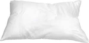 White Bed Pillow Isolated PNG Image