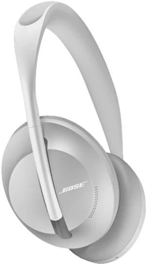 White Bose Over Ear Headphones PNG