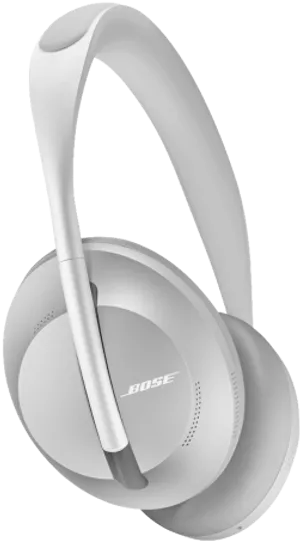 White Bose Over Ear Headphones PNG Image