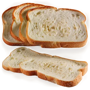 White Bread Slice Png Avh PNG Image