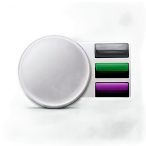 White Button For Ui Design Png Osl36 PNG Image