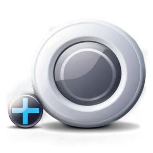 White Button Icon Png Mdg PNG Image