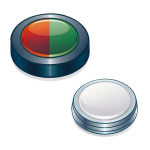 White Button Vector Png Sut PNG Image